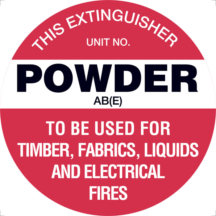 Fire Extinguisher - ABE Poly Sign - RhinoSite Store