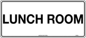 Lunch Room 600x450mm Poly Sign - RhinoSite Store