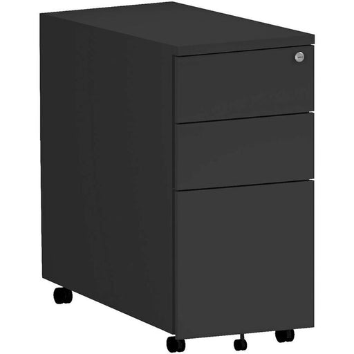 Slim 2 Drawer & Filing Pedestal Black - RhinoSite Store